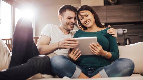 Just married? Here's how you can start shopping for a home together.